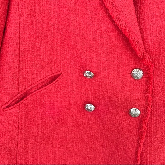 ✨Veronica Beard Nayeli Dickey Fringed Blazer, Sz12 - Picture 7 of 12